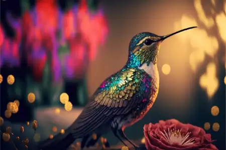 Pretty hummingbirds