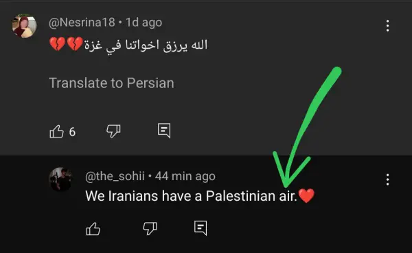 خواسته بگه هوای فلسطینو داریم 