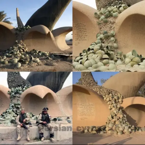 نماد کلاهخود سربازان ایرانی در 