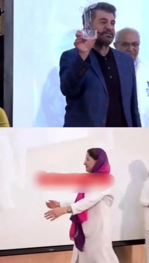 توی یه مراسم تو بیمارستان 