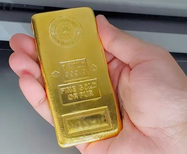 قیمت شمش طلای یک کیلوگرمی